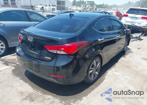 2014 Hyundai Elantra Limited из США, поврежденный, VIN KMHDH4AE0EU067804